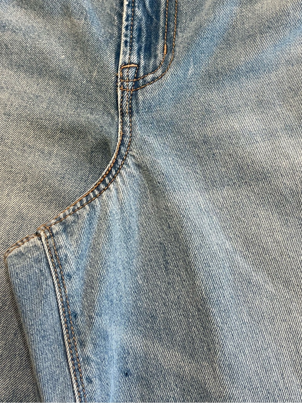 American Eagle Super High Rise Ultra Wide Leg Strigid Jeans 12 - Picture 15 of 15